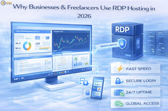 Why Businesses & Freelancers Use RDP hosting in 2026