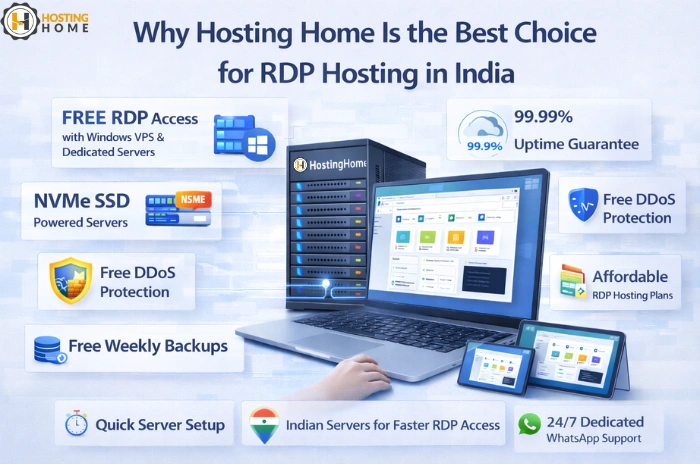 Why Hosting Home is the Best Choice for RDP Hosting in India