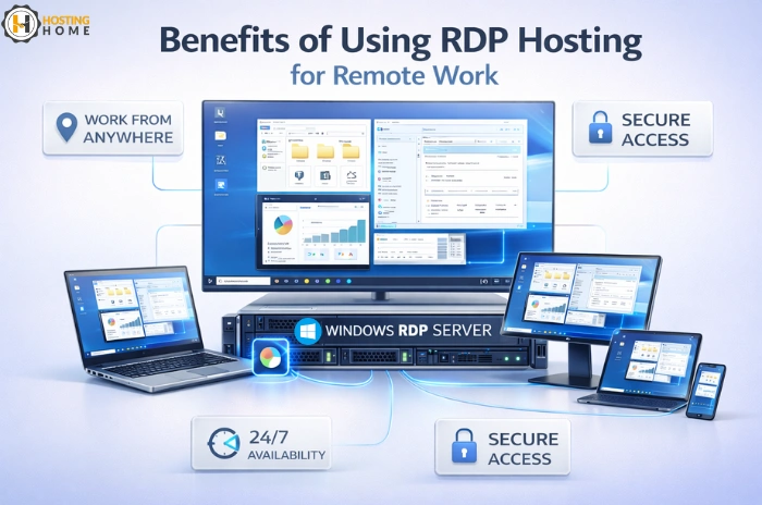 Benefits of Using RDP Hosting for Remote Work 