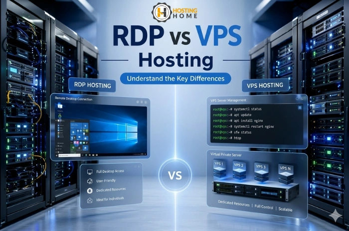 RDP Hosting and VPS What’s the Difference